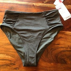 Athleta Aqualuxe highrise bikini bottom